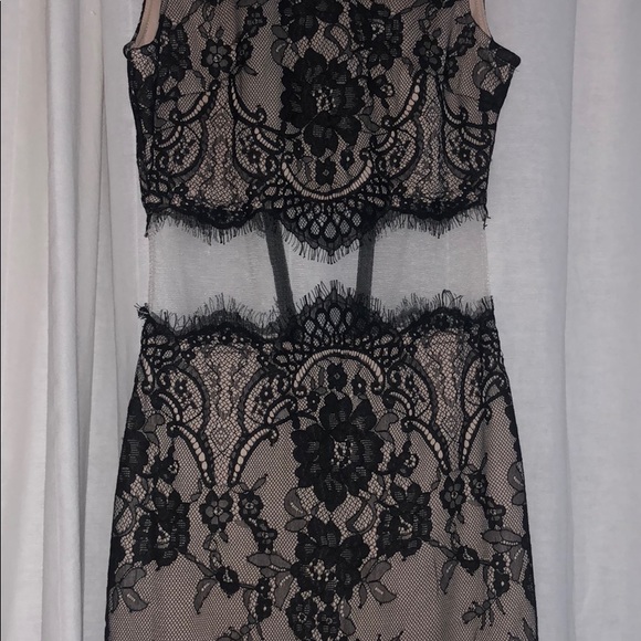 Formal Black Lace Dress - Picture 2 of 2